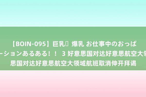 【BOIN-095】巨乳・爆乳 お仕事中のおっぱいがあたるシチュエーションあるある！！ 3 好意思国对达好意思航空大领域航班取消伸开拜谒