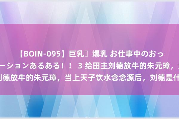 【BOIN-095】巨乳・爆乳 お仕事中のおっぱいがあたるシチュエーションあるある！！ 3 给田主刘德放牛的朱元璋，当上天子饮水念念源后，刘德是什么下场？