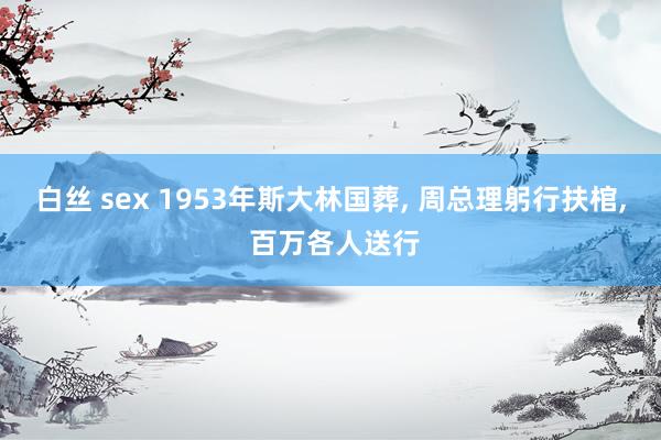 白丝 sex 1953年斯大林国葬, 周总理躬行扶棺, 百万各人送行